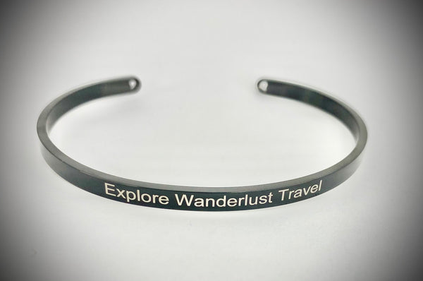Explore Wanderlust Travel Mantra Bangle