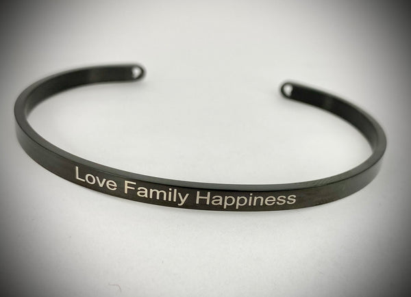 Love Family Happiness Mantra Bangle