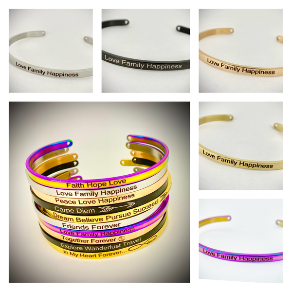 Love Family Happiness Mantra Bangle