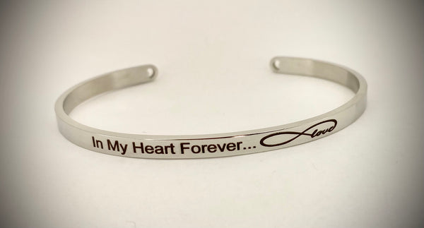 In My Heart Forever Mantra Bangle