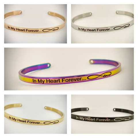 In My Heart Forever Mantra Bangle