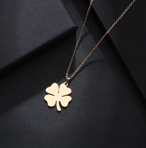 Big Four Leaf Clover Necklace