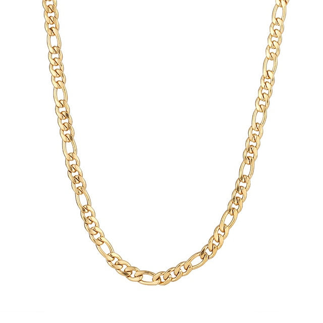 Flat Weaved Chain Necklace