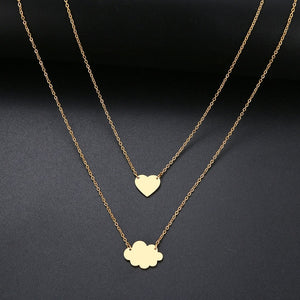 Heart-Cloud Necklace