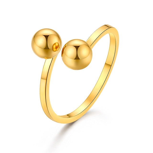 Timeless Double Ball Ring