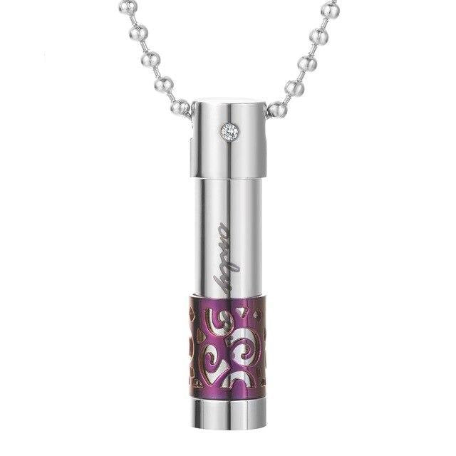 Necklace with Storage Container Pendant